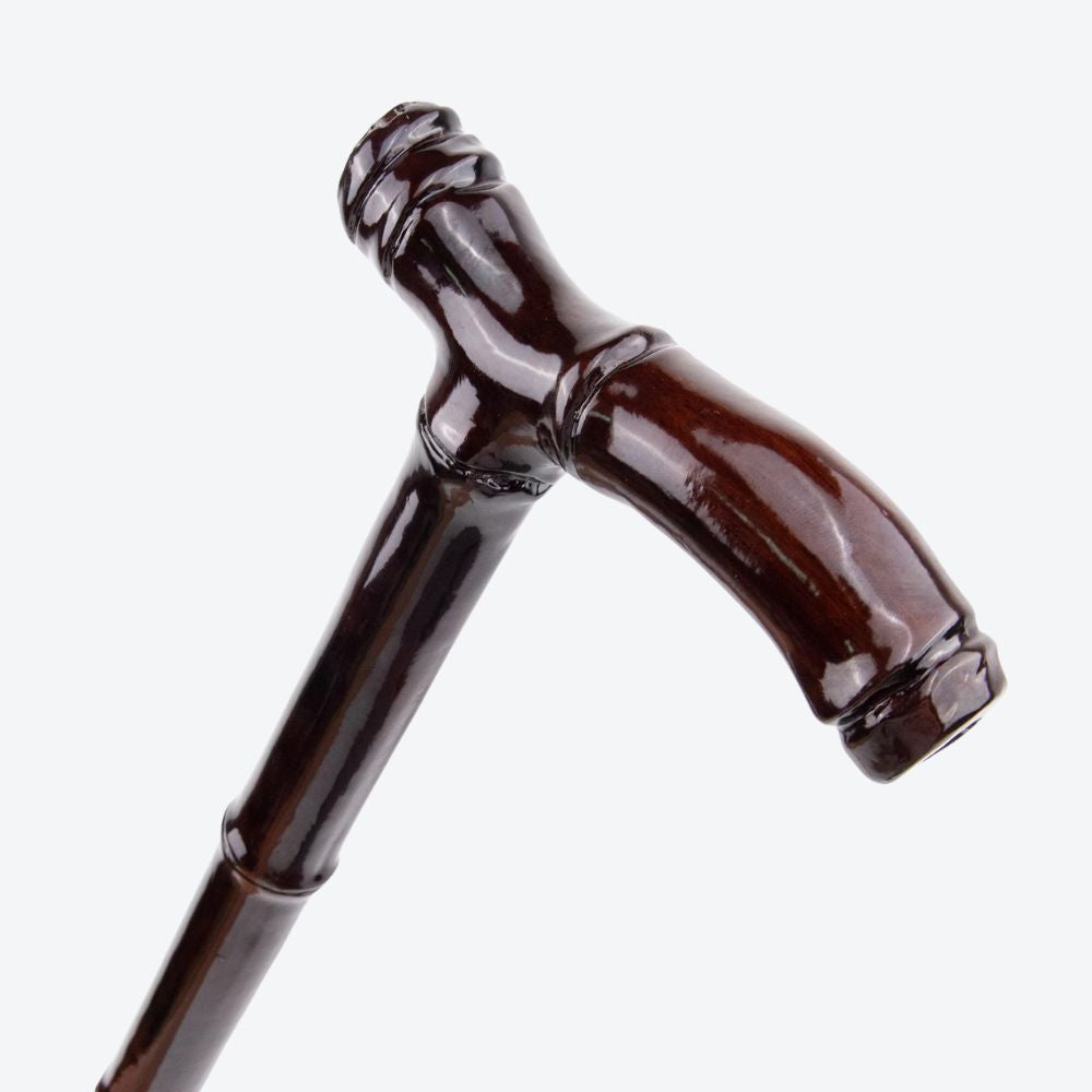 Bengala de Madeira de Bambu Castanho - Bastoni