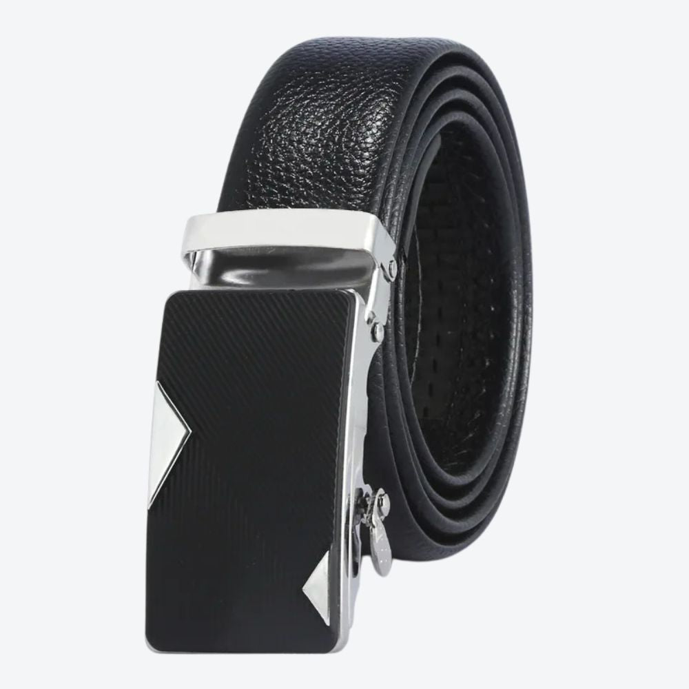 Cinto Masculino Automático Com Estilo Clássico Modelo 04 Prata