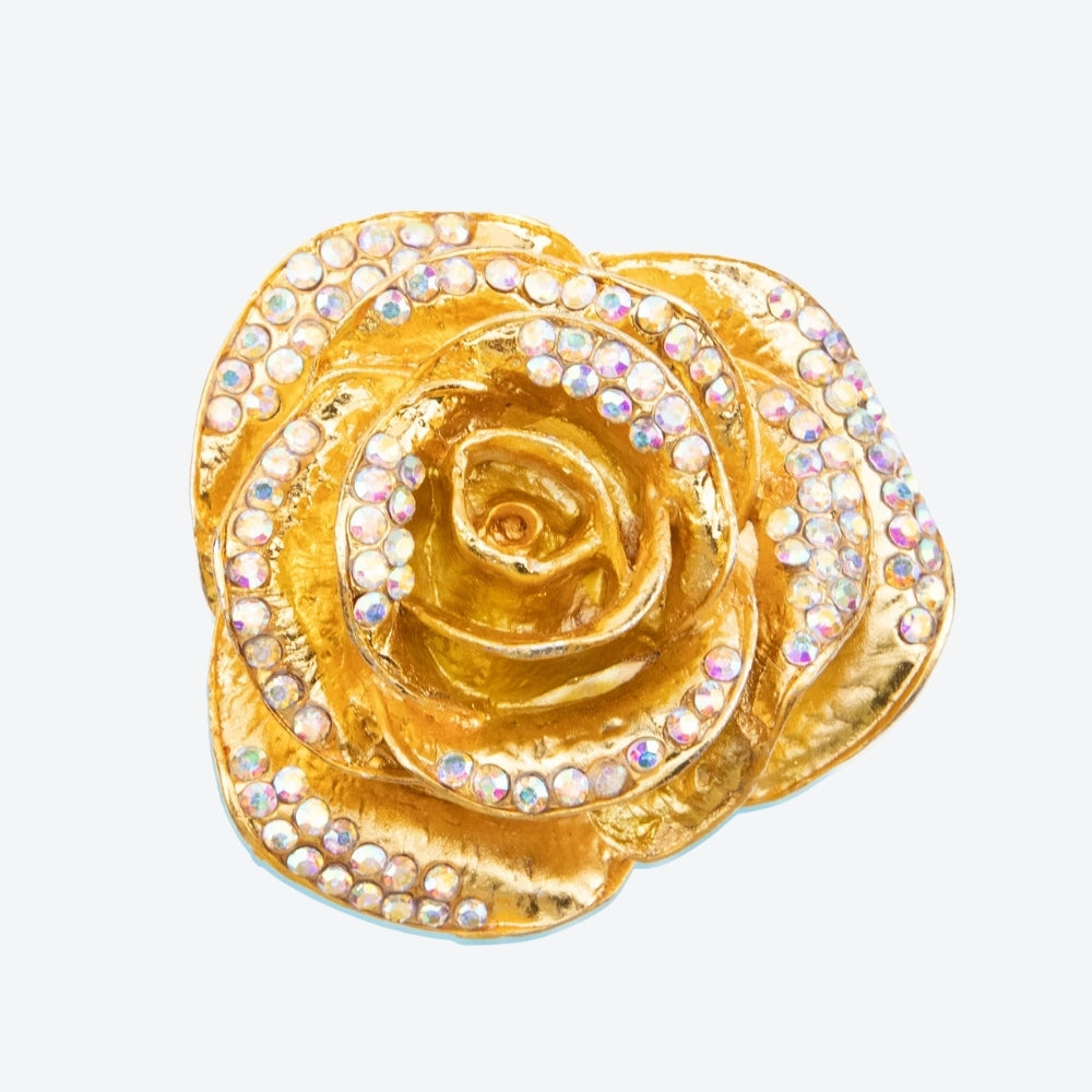 Bengala Clássica Rosa Vitoriana Dourada - Bastoni