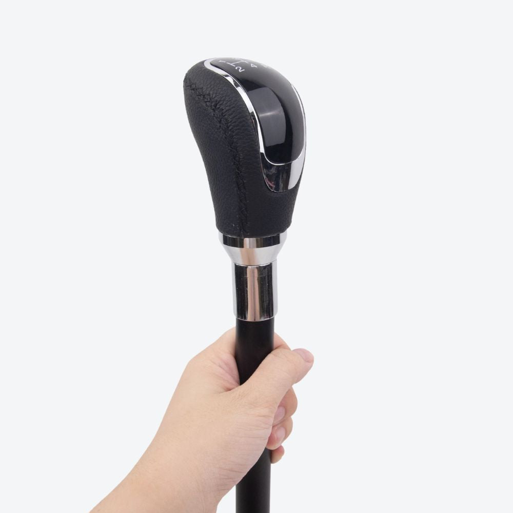 Bengala Masculina de Marcha Elegante Preto/Prata Bastoni