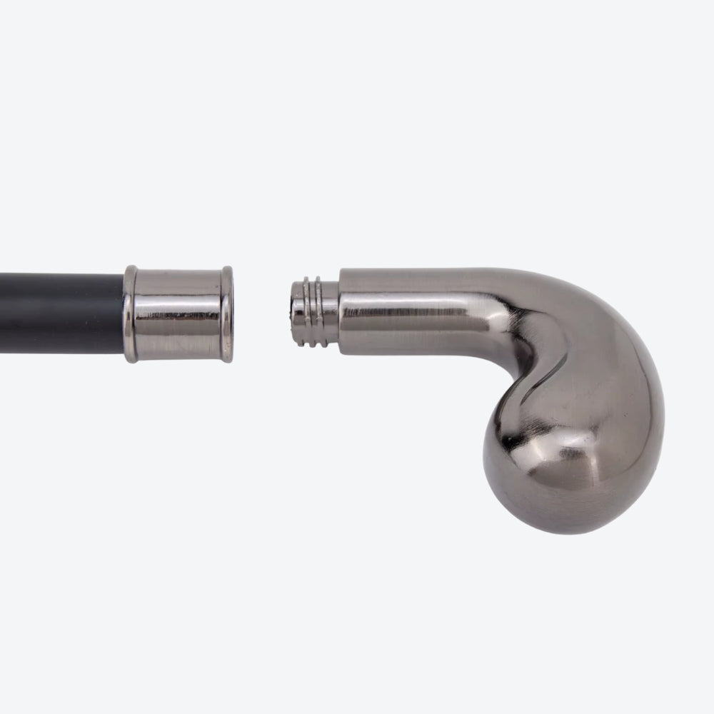 Bengala Metálica Clássica Soberana Prata - Bastoni