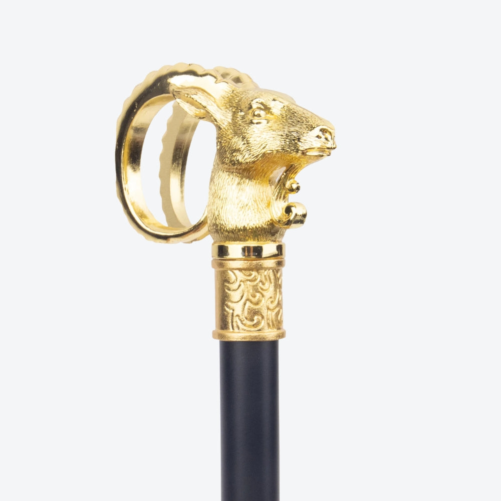 Bengala Metálica Elegante Cabra Serrana - Bastoni