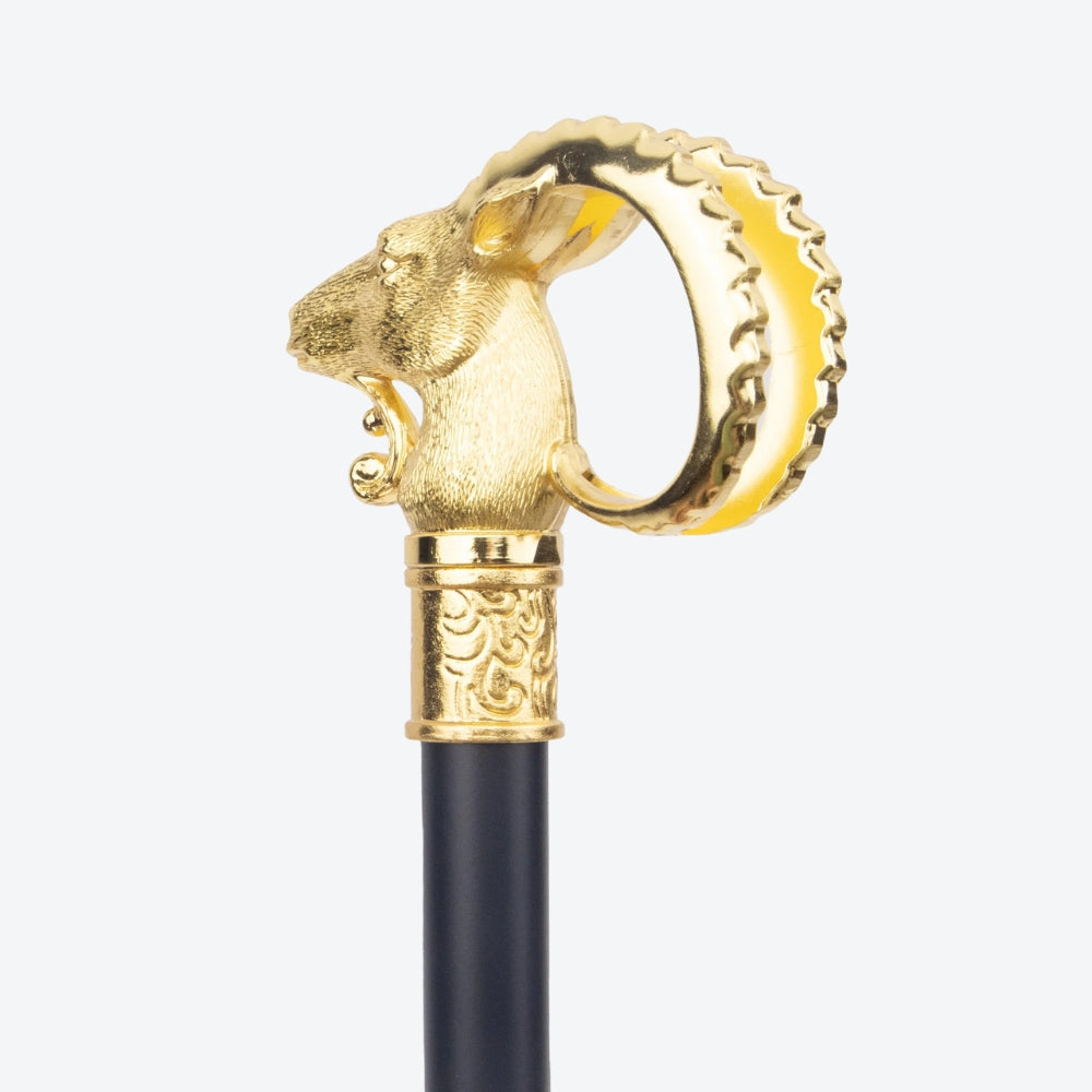 Bengala Metálica Elegante Cabra Serrana - Bastoni