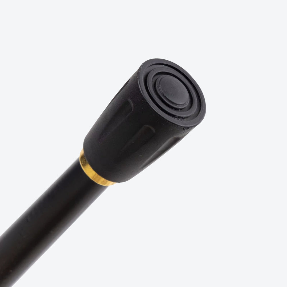 Golden Hand Hold Flower Luxury Fashion Stick for Party Cane Elegant Crosier Knob Walking Stick Performance Stage Cane 93cm - Bastoni