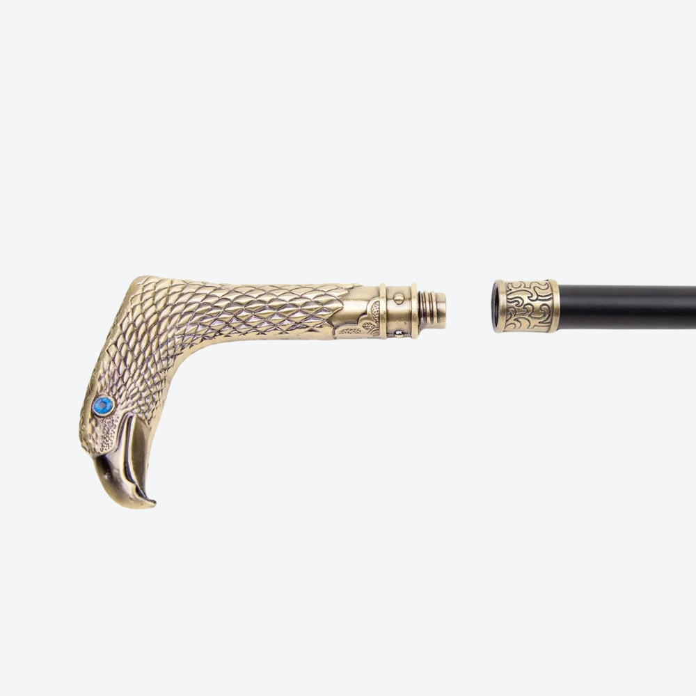 Bengala Metálica Rústica Gavião Cobre - Bastoni