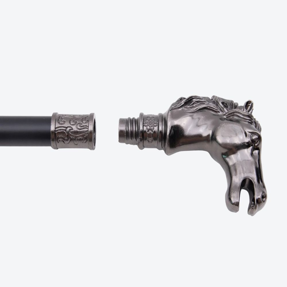 Bengala Metálica de Luxo Cavalo Imperial - Bastoni