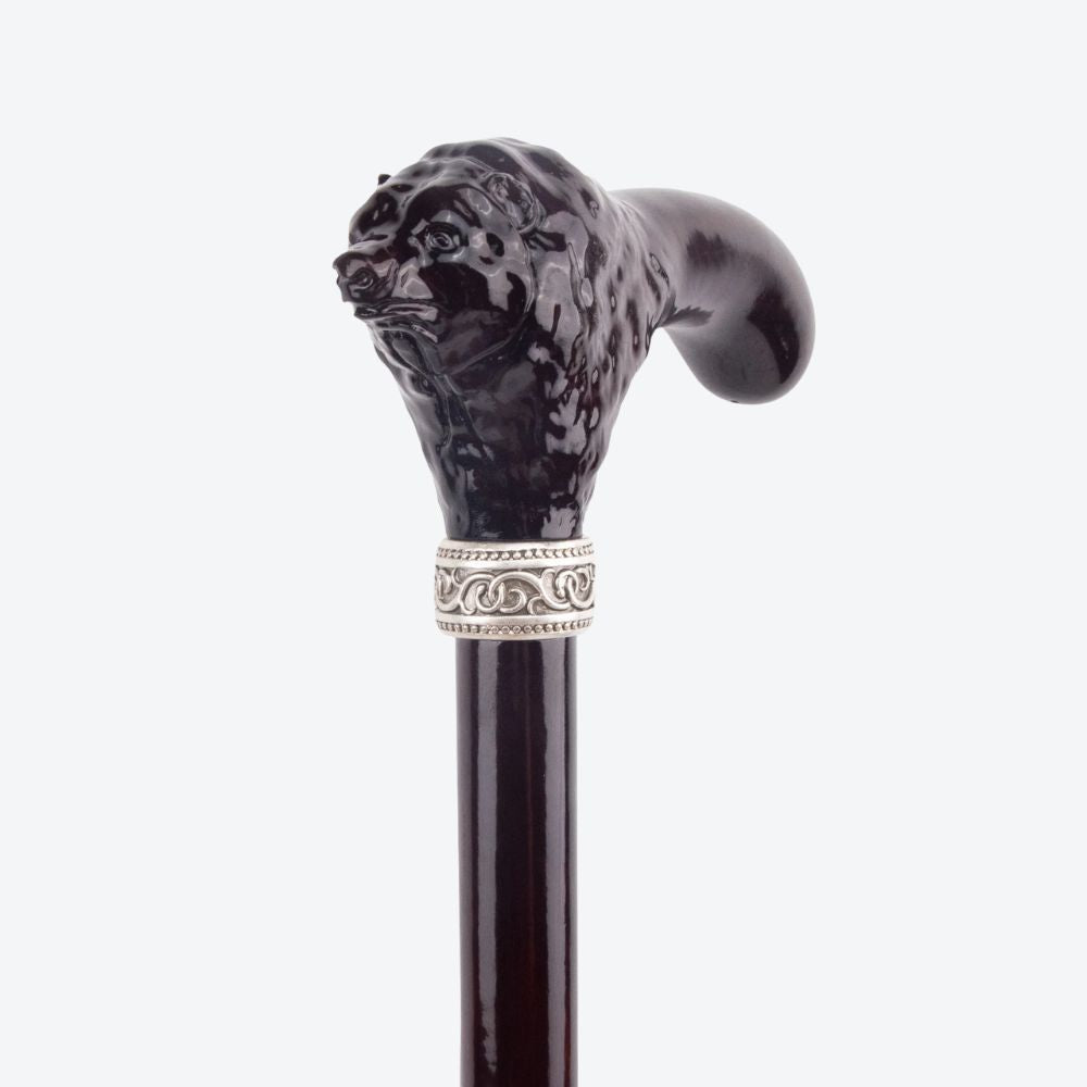 Bengala Rústica de Madeira Urso Pardo - Bastoni