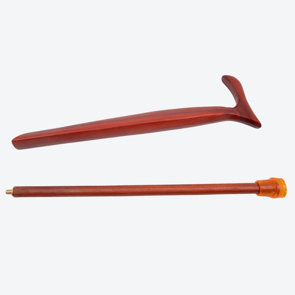 Bengala Vintage de Carvalho Vermelha - Bastoni