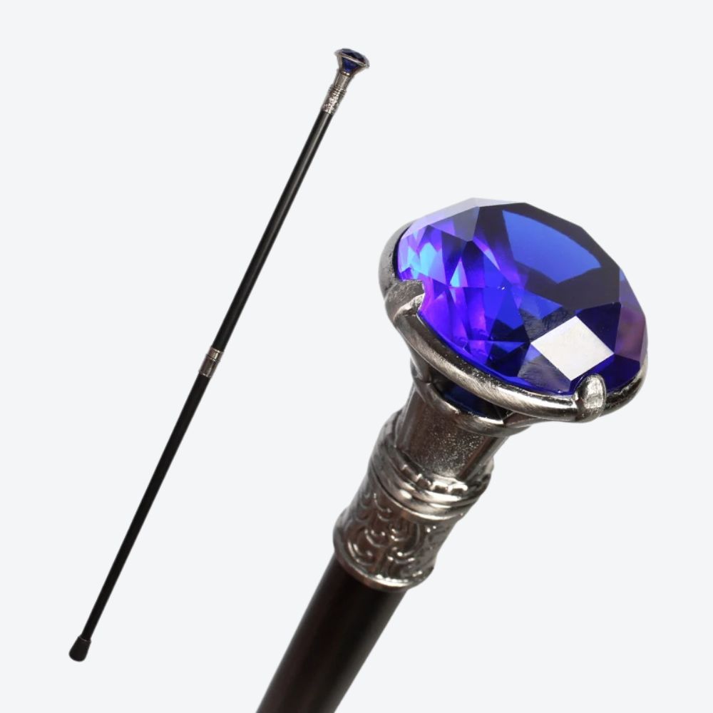 Bengala de Luxo Diamante Vintage Transparente Bastoni