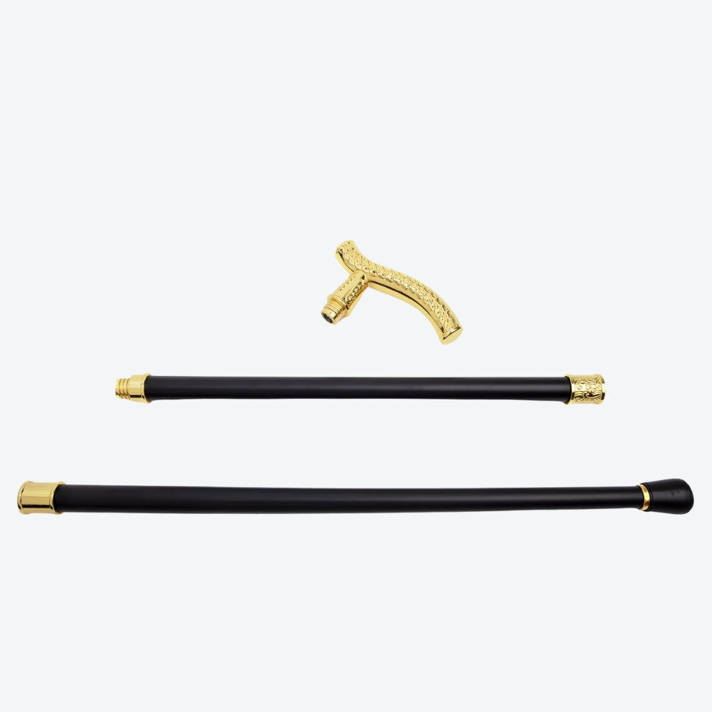 Bengala de Luxo Nobre Arabesco Dourado - Bastoni