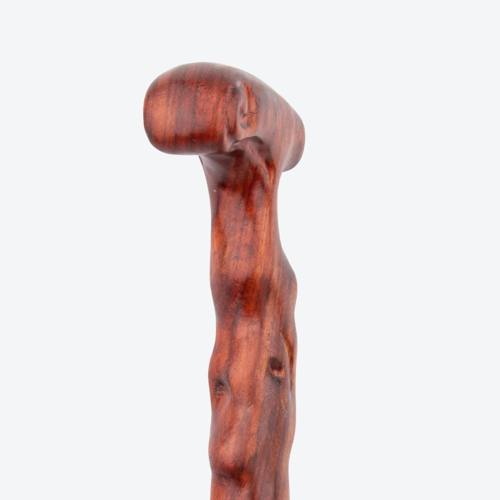 Bengala de Madeira Esculpida Nó Colonial - Bastoni