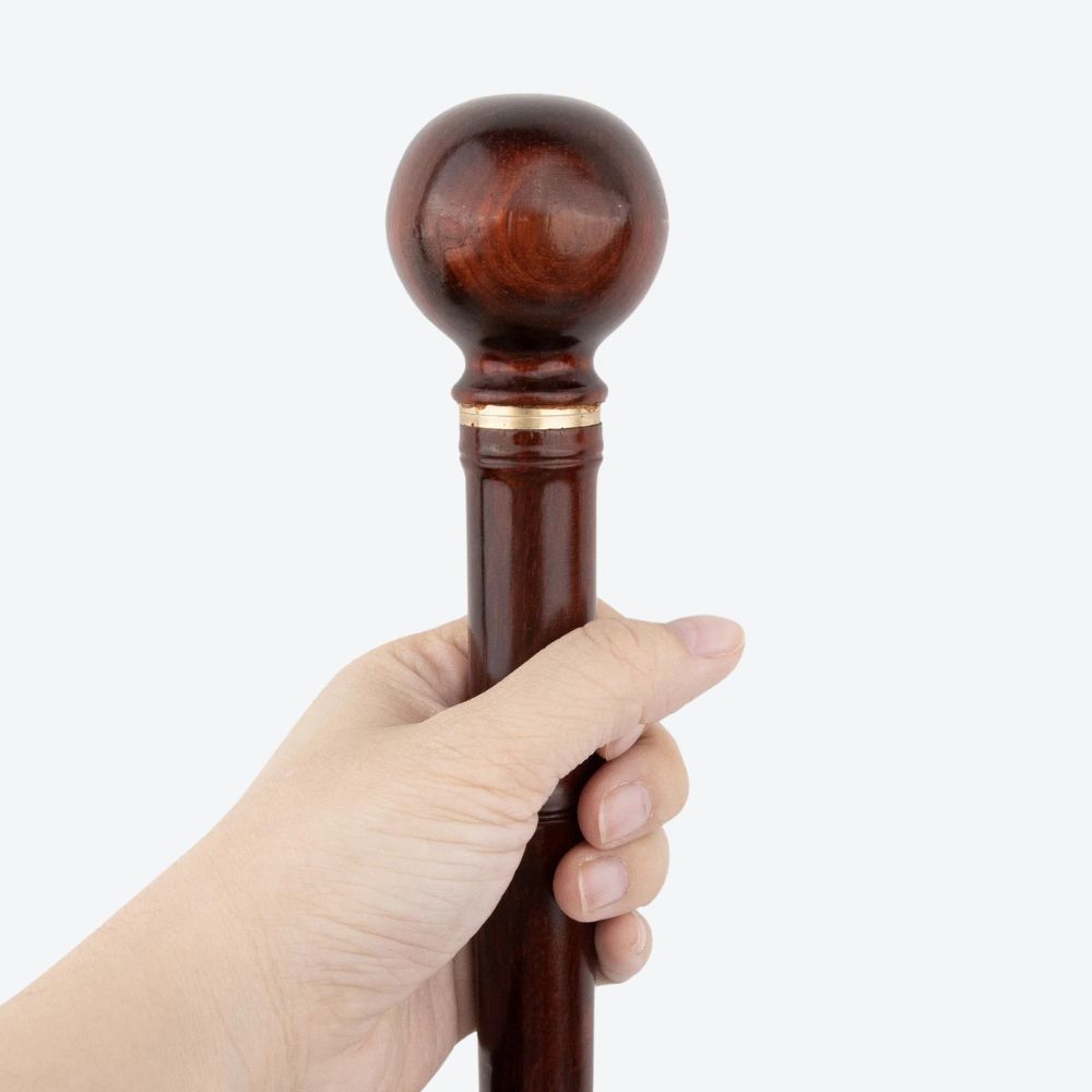 Bengala de Madeira de Bambu com Punho de Pega - Bastoni
