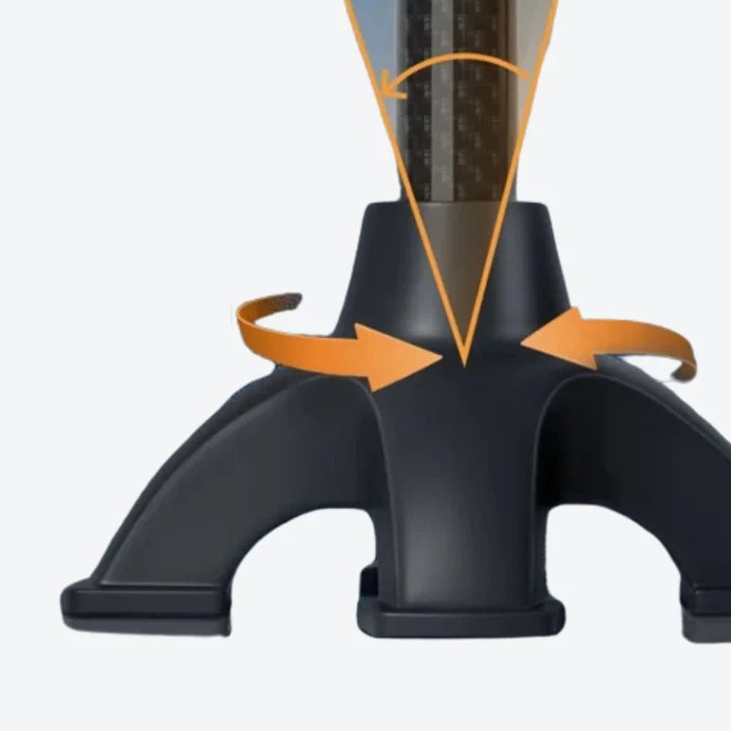 Ponteira Simples Das Bengalas de Fibra de Carbono Padrão e Ergonômica - Bastoni