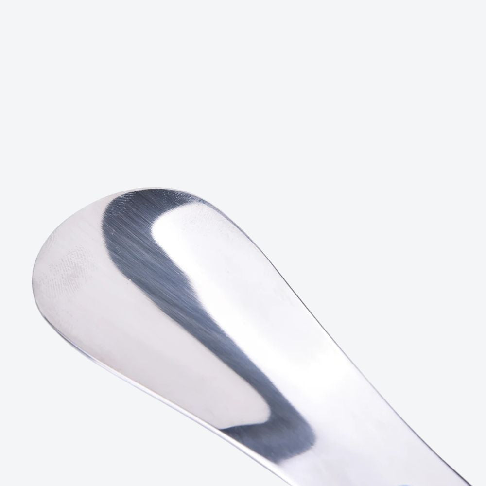 1PCS 10cm Spoon Shoehorn Professional Shoehorn Stainless Steel Metal Shoe Horn Shoes Lifter Tool - Bastoni