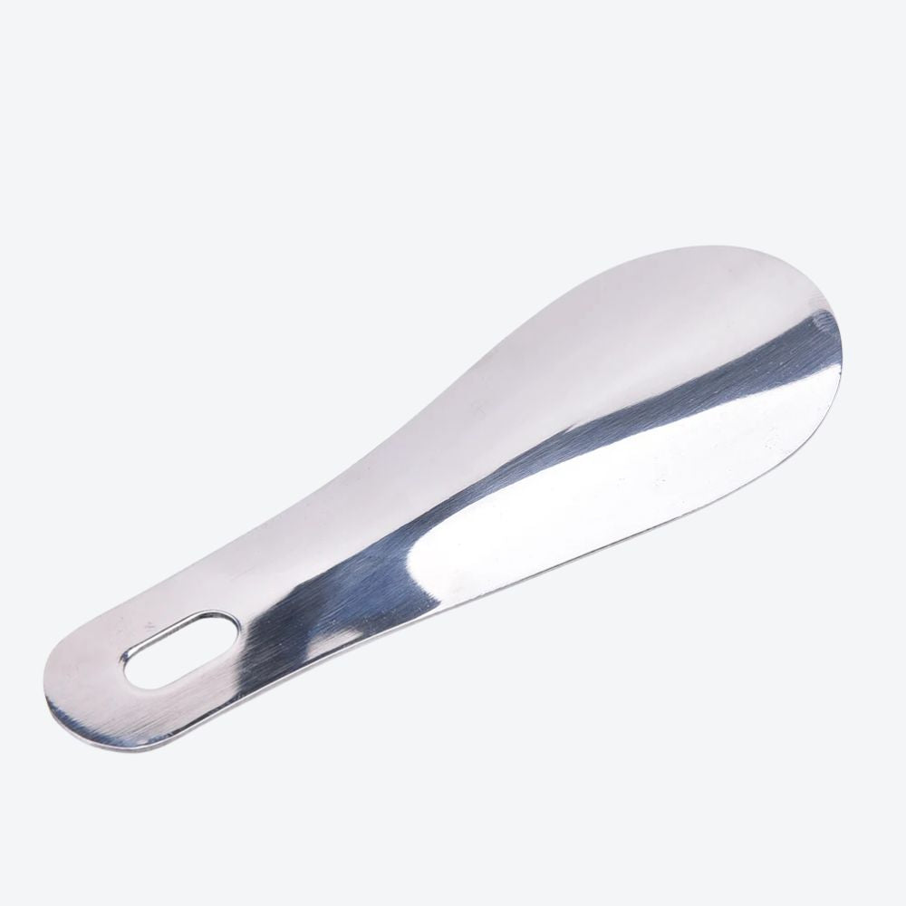 1PCS 10cm Spoon Shoehorn Professional Shoehorn Stainless Steel Metal Shoe Horn Shoes Lifter Tool - Bastoni