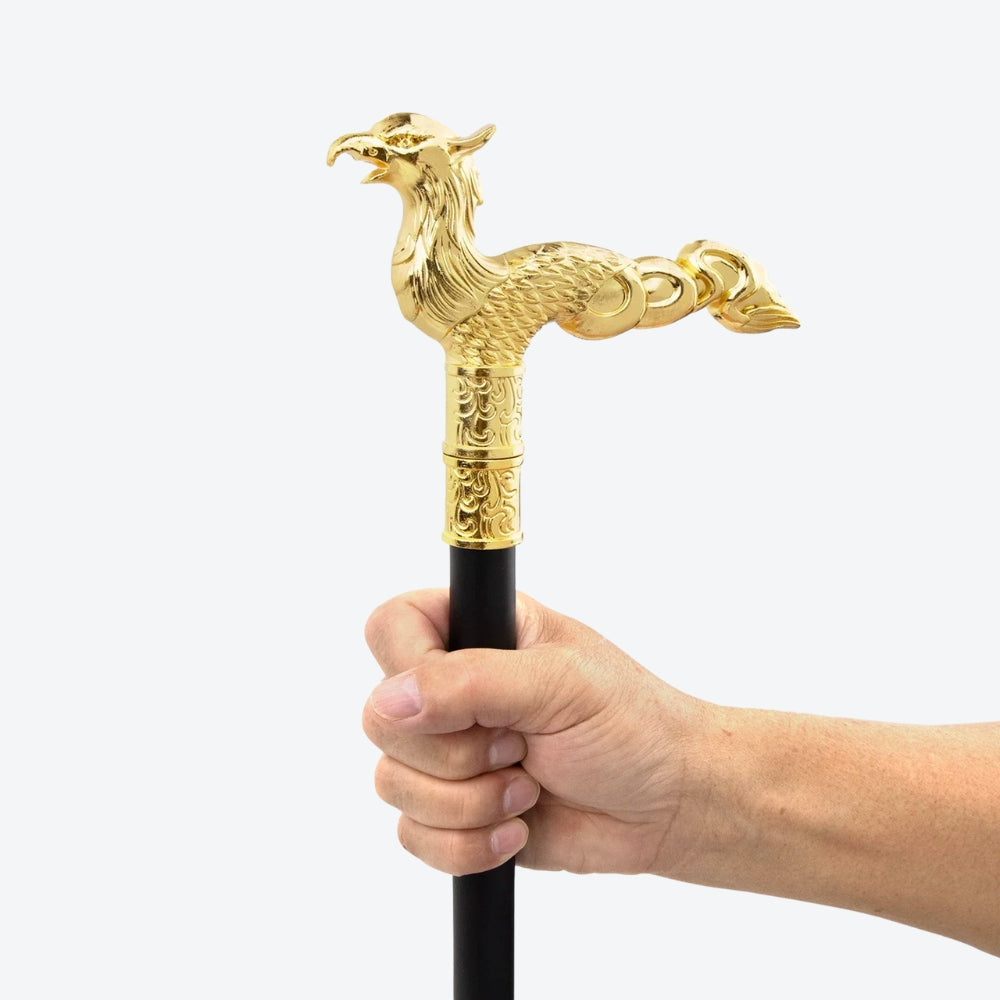 Bengala Estilosa Cauda Longa da Fênix Dourada - Bastoni