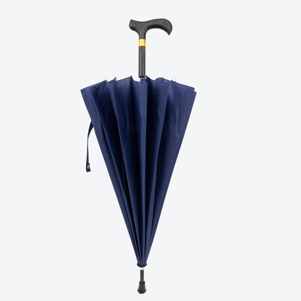 Bengala Guarda-Chuva à Prova de Vento Azul Marinho Bastoni