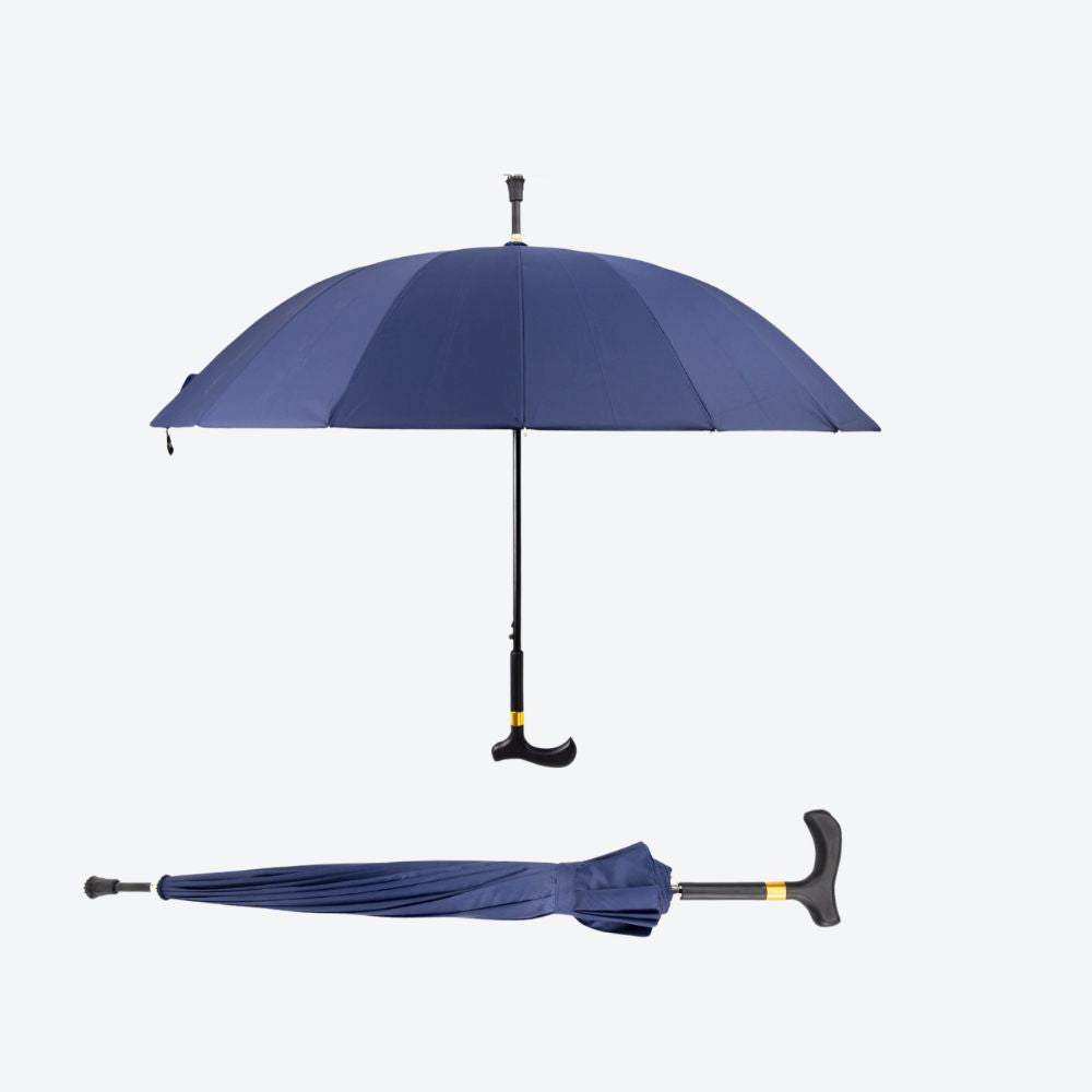 Bengala Guarda-Chuva à Prova de Vento Azul Marinho Bastoni