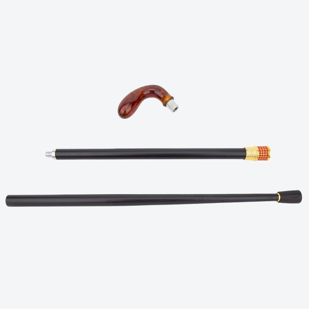 Bengala Metálica Âmbar Translúcida - Bastoni