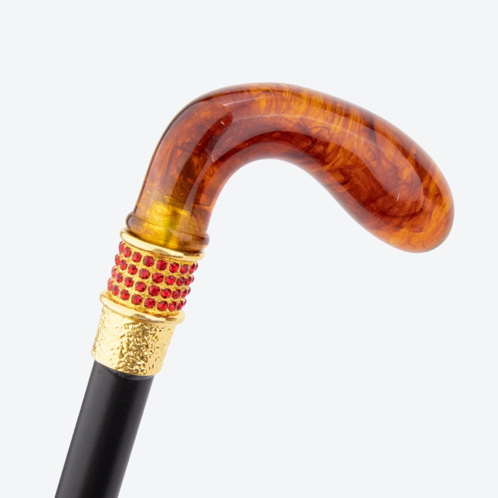 Bengala Metálica Âmbar Translúcida - Bastoni