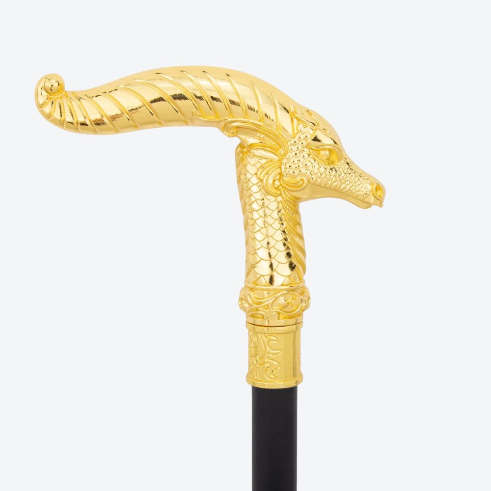 Bengala Metálica Cabra Montesa Dourado - Bastoni