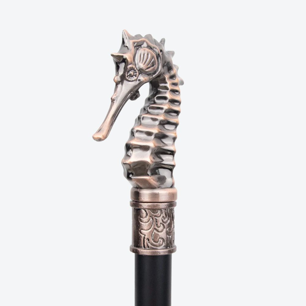 Bengala Metálica Cavalo-Marinho Bronze - Bastoni