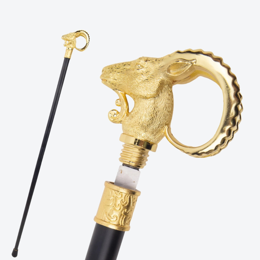 Bengala Metálica Elegante Cabra Serrana - Bastoni