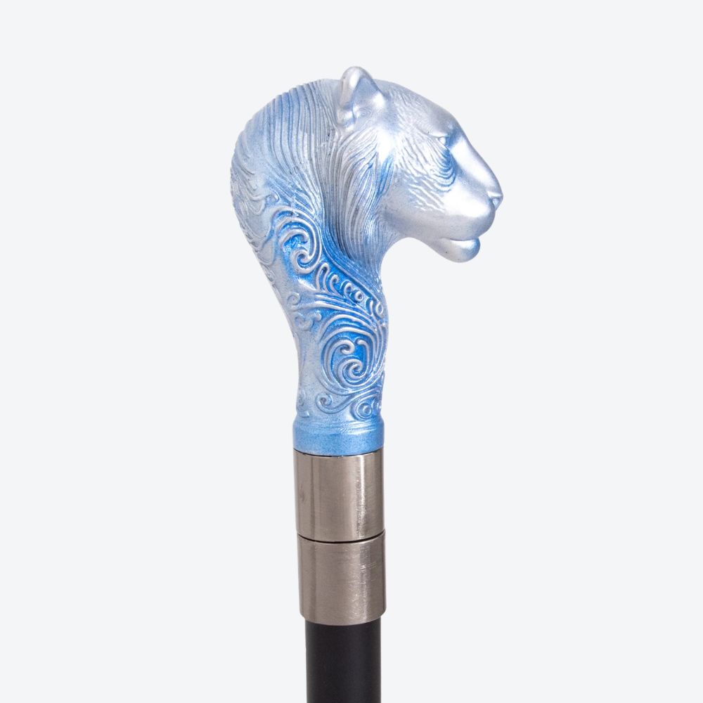 Bengala Metálica Leopardo Azul Glacial - Bastoni