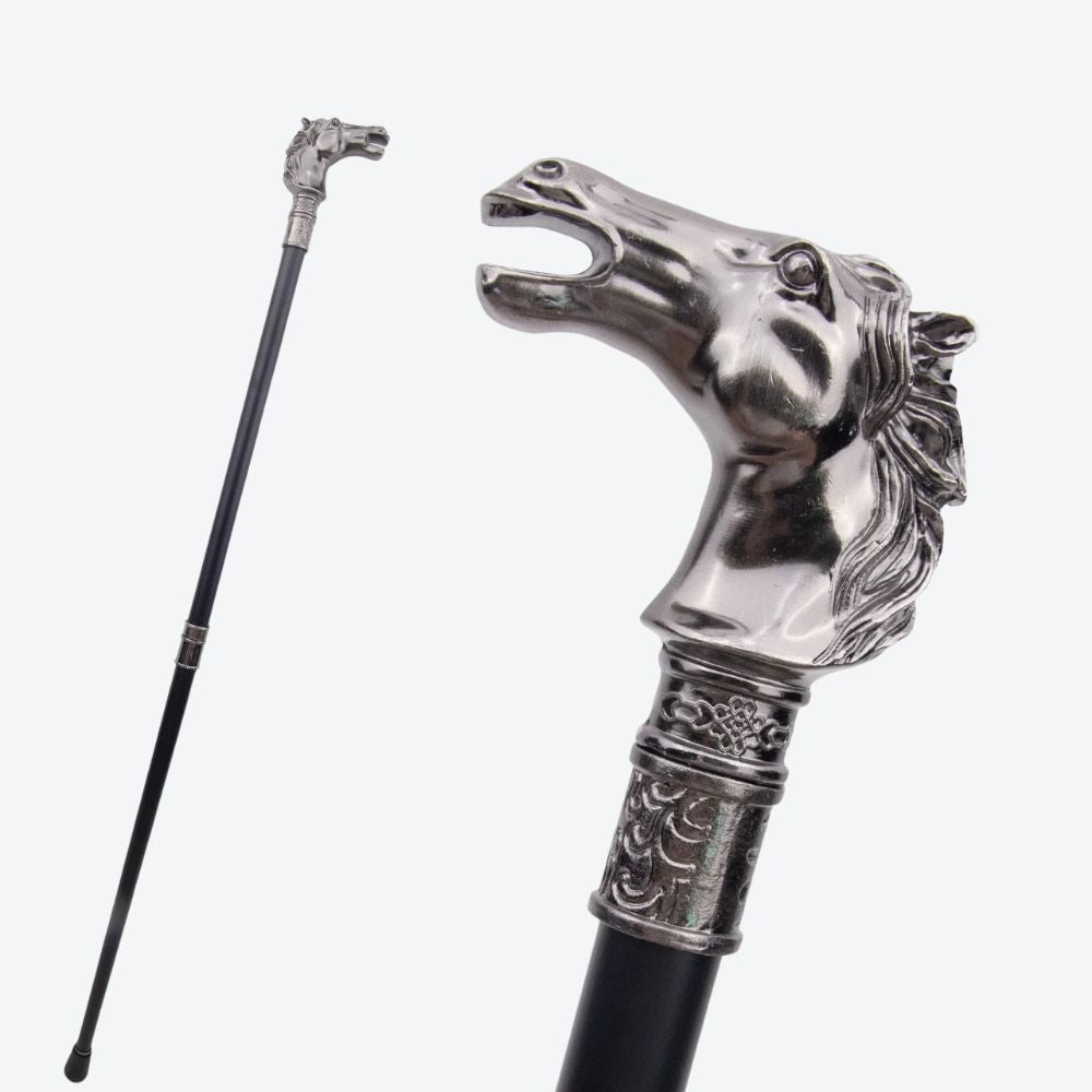 Bengala Metálica de Luxo Cavalo Imperial - Bastoni