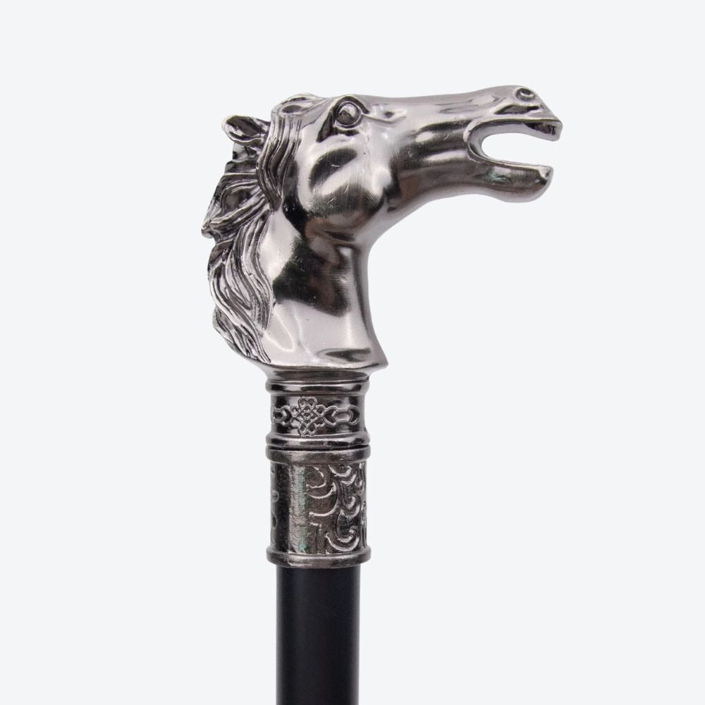 Bengala Metálica de Luxo Cavalo Imperial - Bastoni