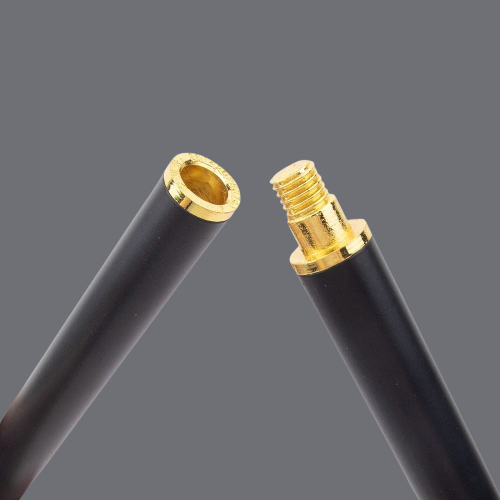 Bengala de Luxo Dourada Orbe Translúcido - Bastoni