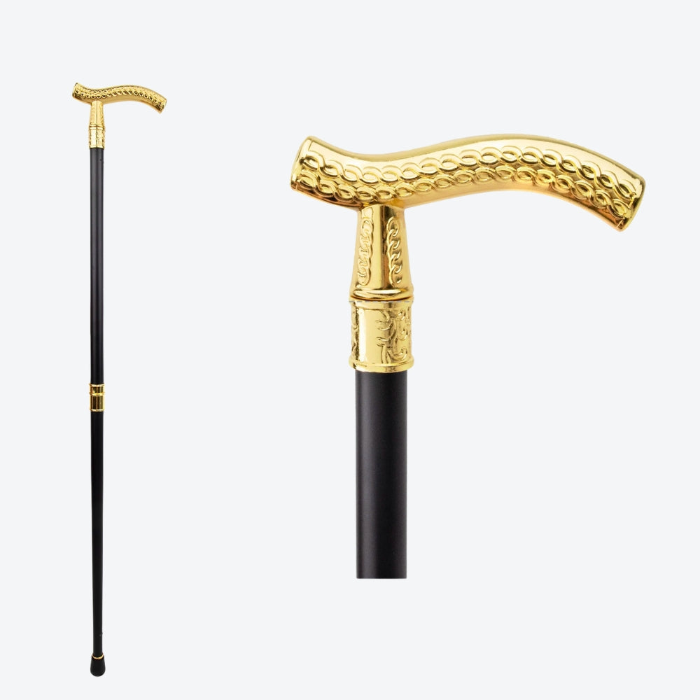 Bengala de Luxo Nobre Arabesco Dourado - Bastoni