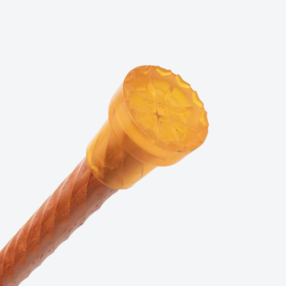 Bengala de Madeira Astro Dourado com Punho de Pega Circular - Bastoni