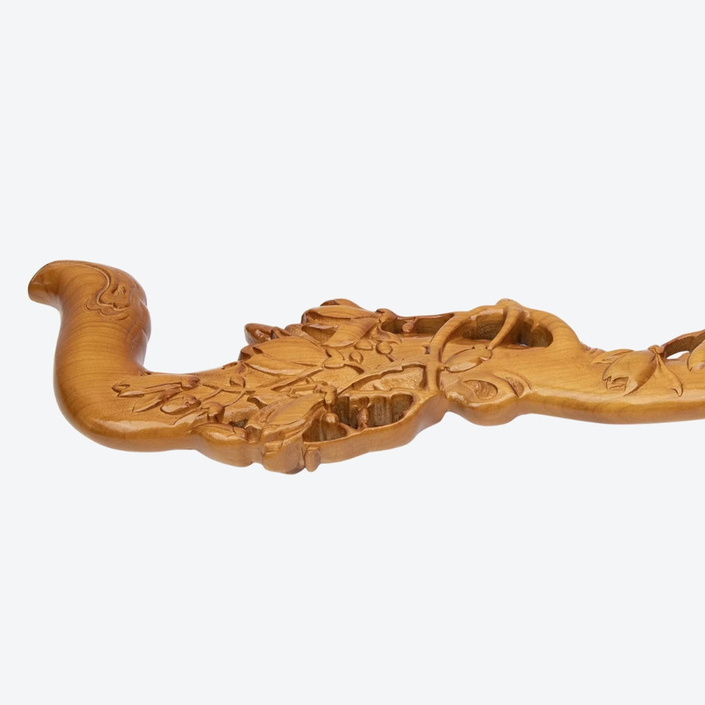 Bengala de Madeira Elegante Ramo de Flores - Bastoni