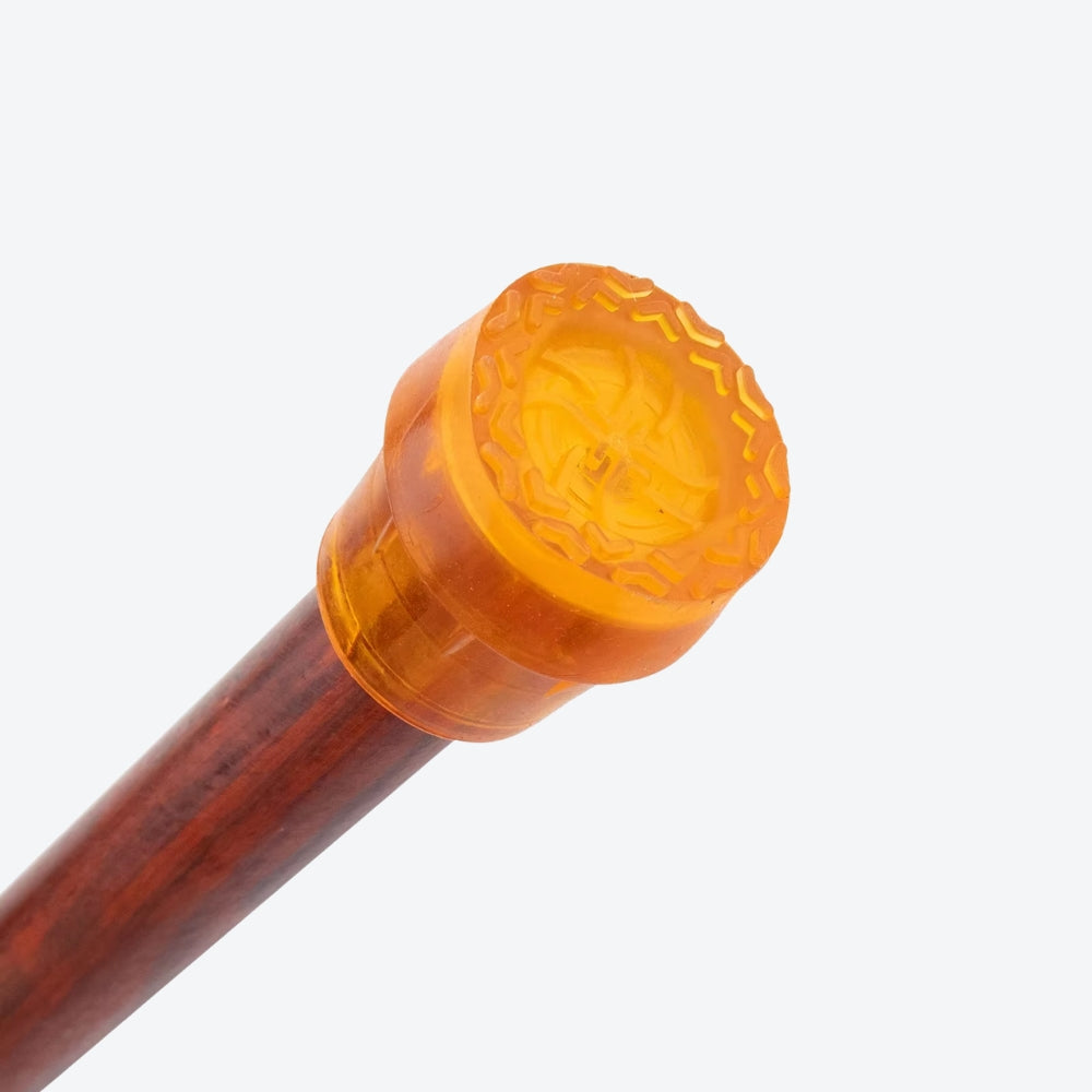 Bengala de Madeira Esculpida Nó Colonial - Bastoni