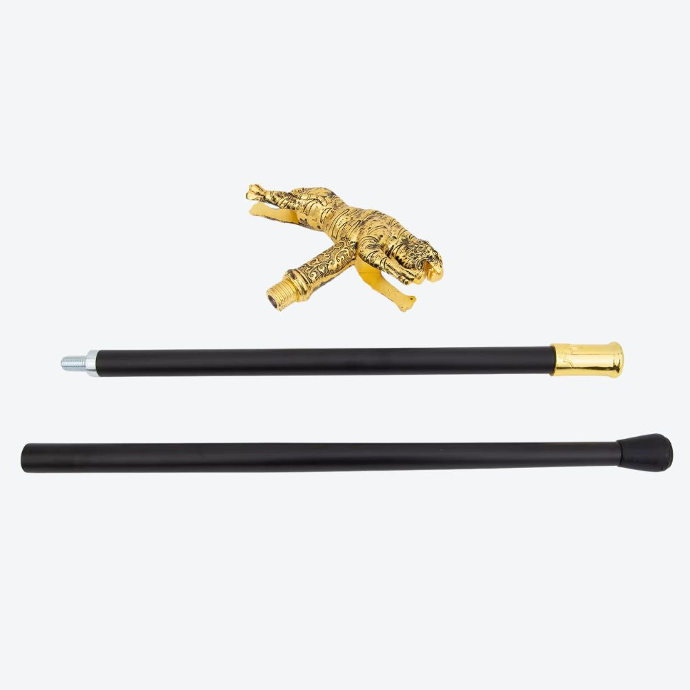 Bengala Metálica Tigre Dourado Ancestral - Bastoni