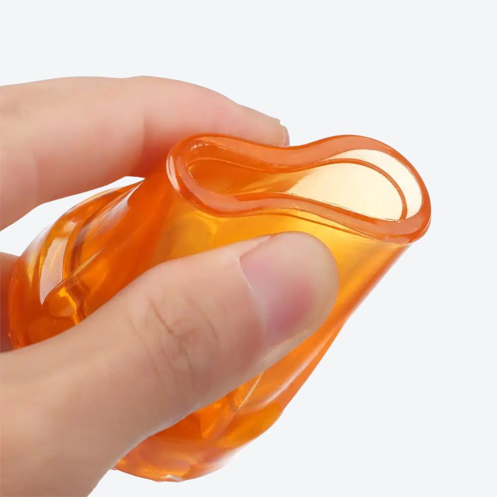 Ponteira de Bengala em Silicone Antiderrapante Amarela - Bastoni