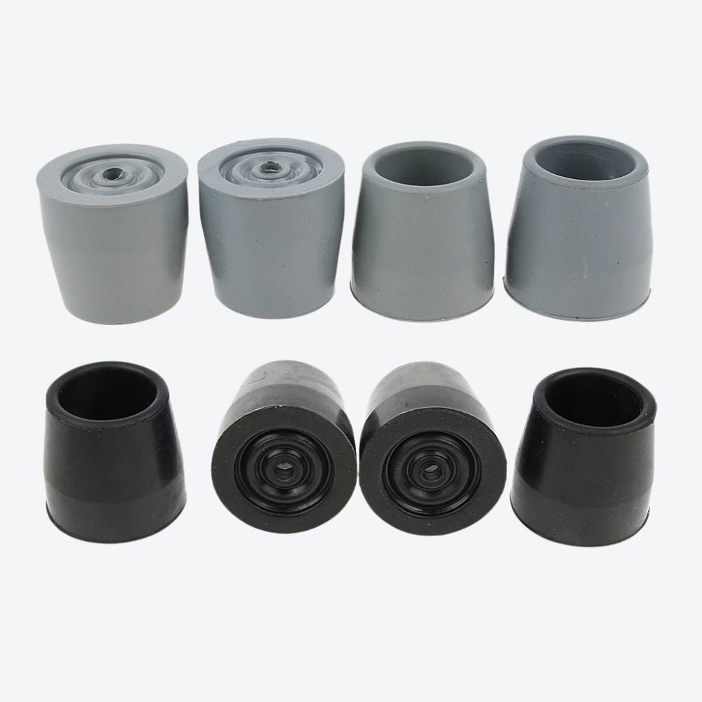 Ponteira de Borracha de Bengala Diâmetro 2,5cm Preta - Bastoni